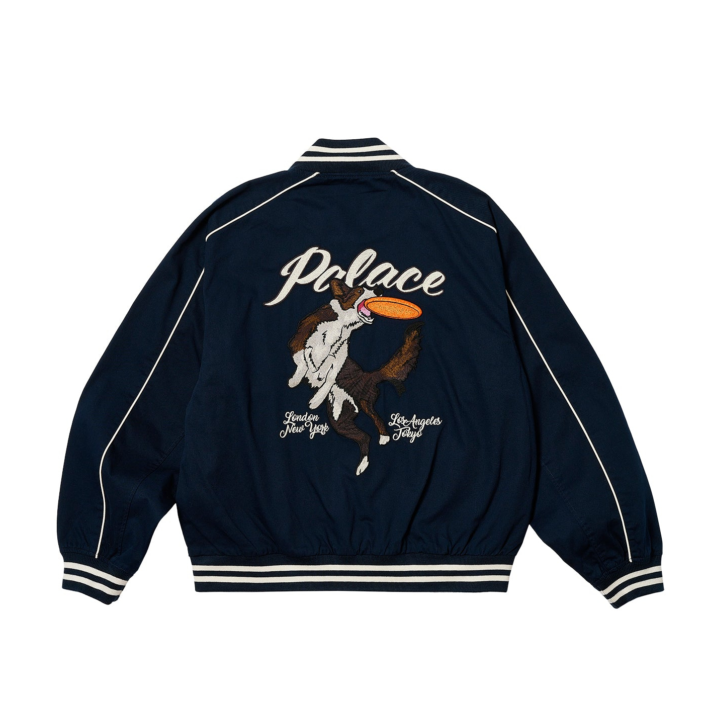 PALACE × spitfire ニットセーター S 水色 22SS ファッション PALACE × spitfire ニットセーター S 水色